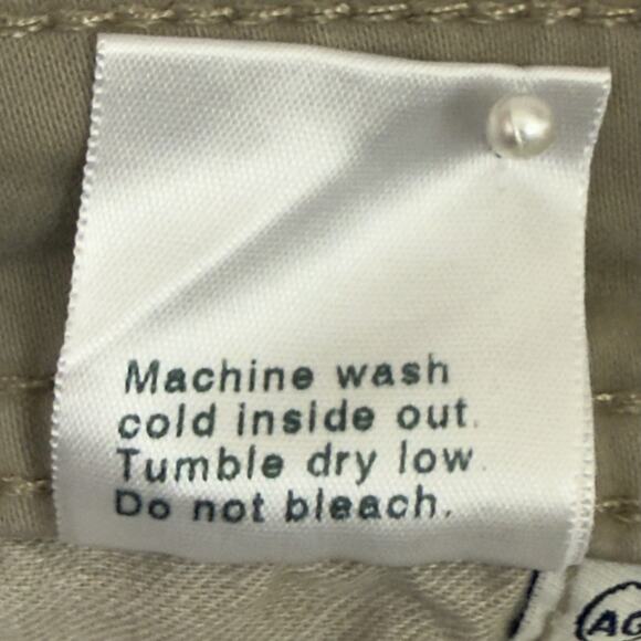 AG Adriano Goldschmied The Protegé Straight Leg Khaki Chinos 34×34 Stretch USA - Picture 13 of 14